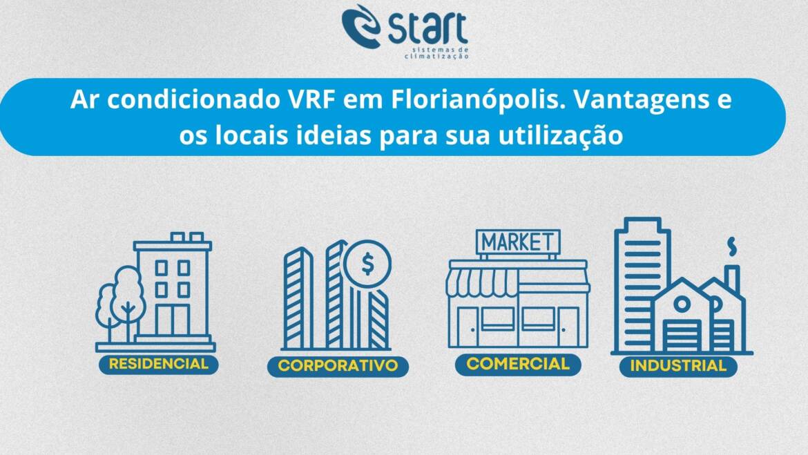 Ar condicionado VRF em Florianópolis. Vantagens e os locais ideias para sua utilização